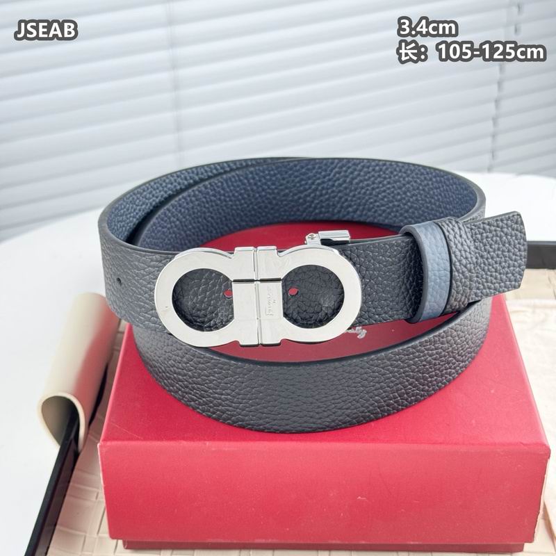 Ferragamo belt 34mmX105-125cm 8L10